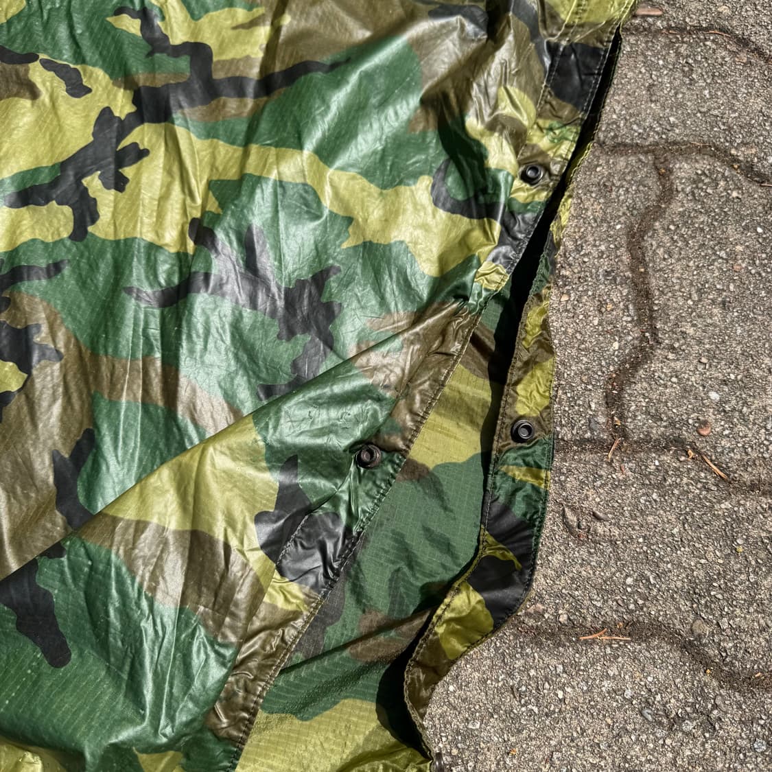 US Army 미군 우드랜드 레인기어 판초 우의 상품이미지8