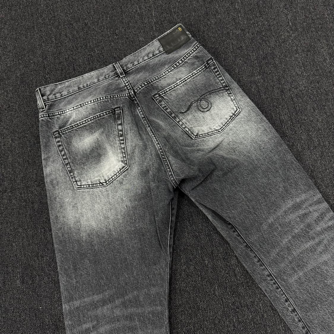 R13 크로스 오버 데님 팬츠 상품이미지8