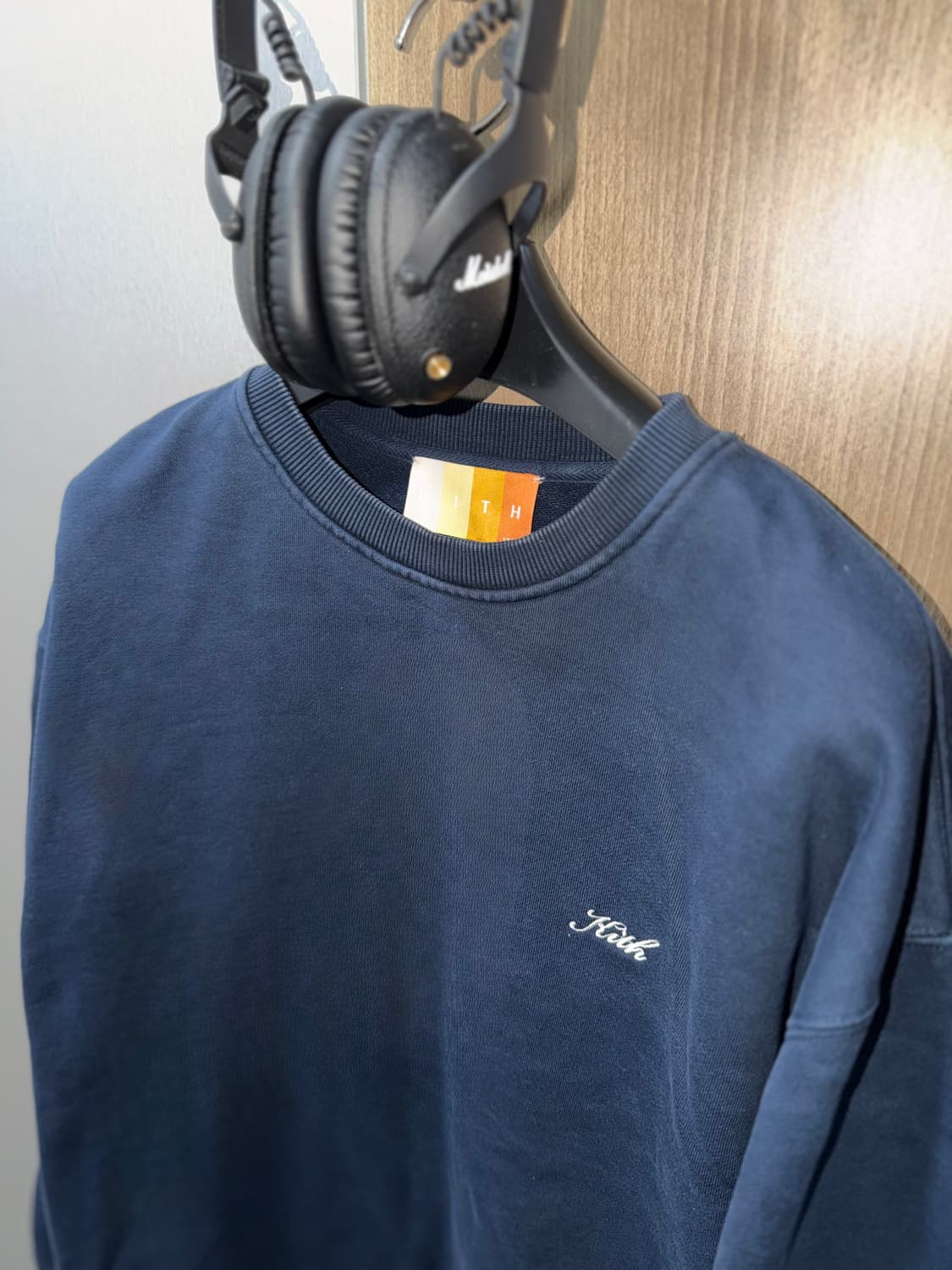 키스 [새상품급.정품] 반다나 (시세 90만) 맨투맨 자수 로고 L105 상품이미지1