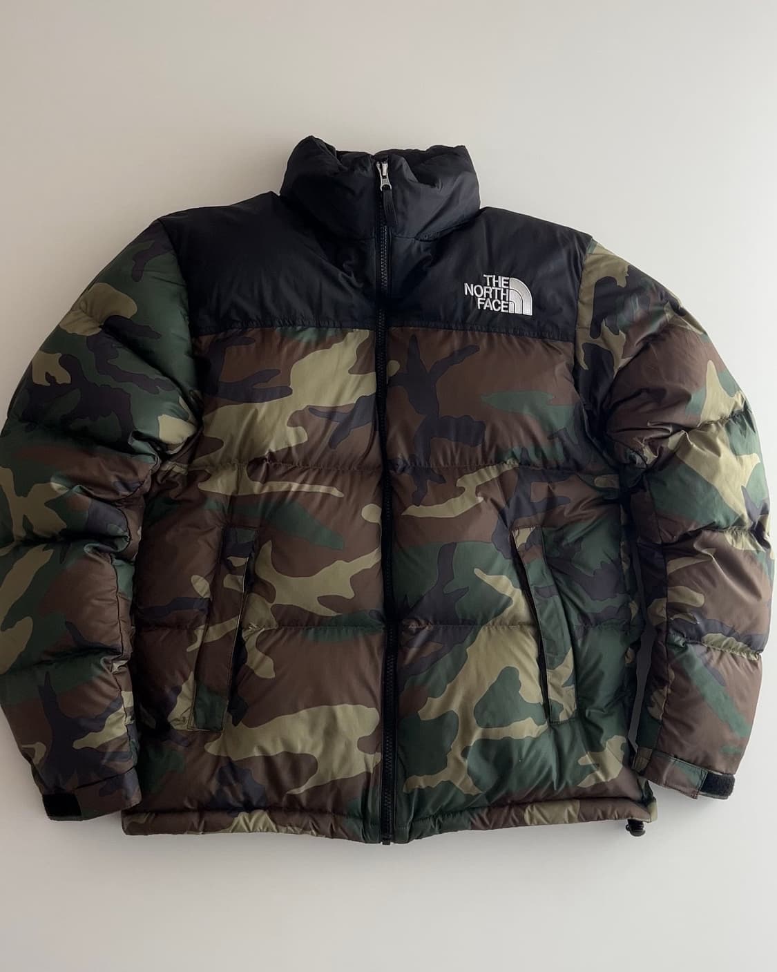 노스페이스 1996 노벨티 눕시 자켓 우드랜드 카모 L 상품이미지2