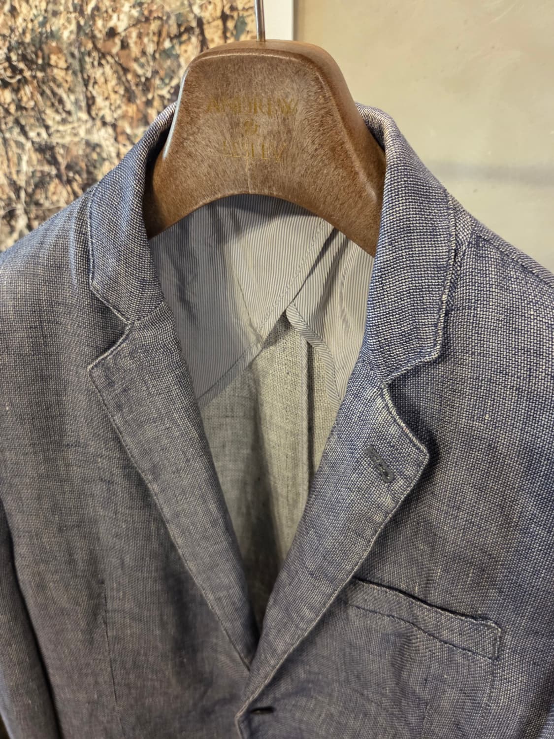 아르마니 꼴레지오니 린넨자켓 상품이미지2