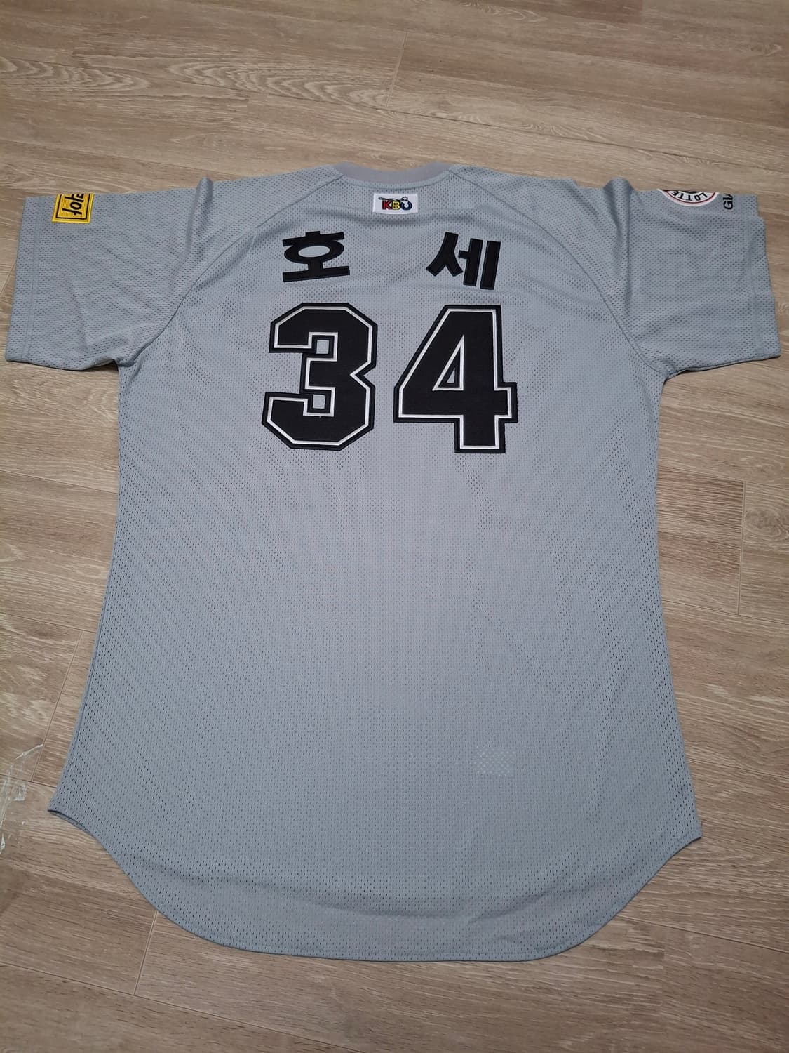 롯데자이언츠 호세 올드 회색 110사이즈 유니폼(새상품) 상품이미지2