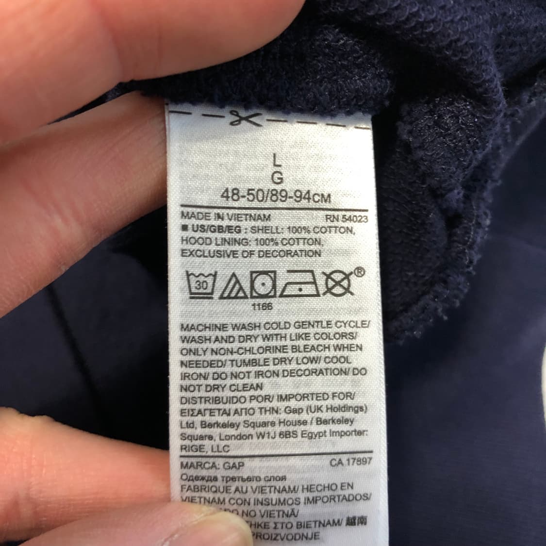 갭 성조기 후드티 상품이미지6