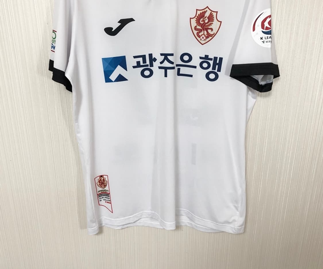 K리그2 조마 18시즌 광주FC 어센틱 어웨이유니폼 100 #37 이승모 상품이미지3