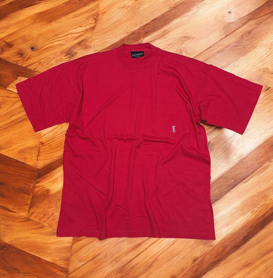 90s 빈티지 생로랑 YSL 포켓 티셔츠 상품이미지1