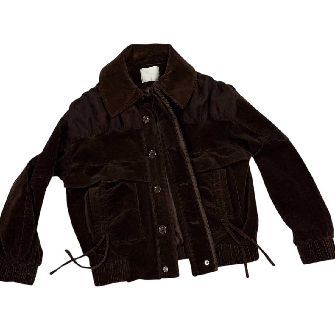 타입서비스 믹스드 셔링 점퍼 자켓 브라운 상품이미지2