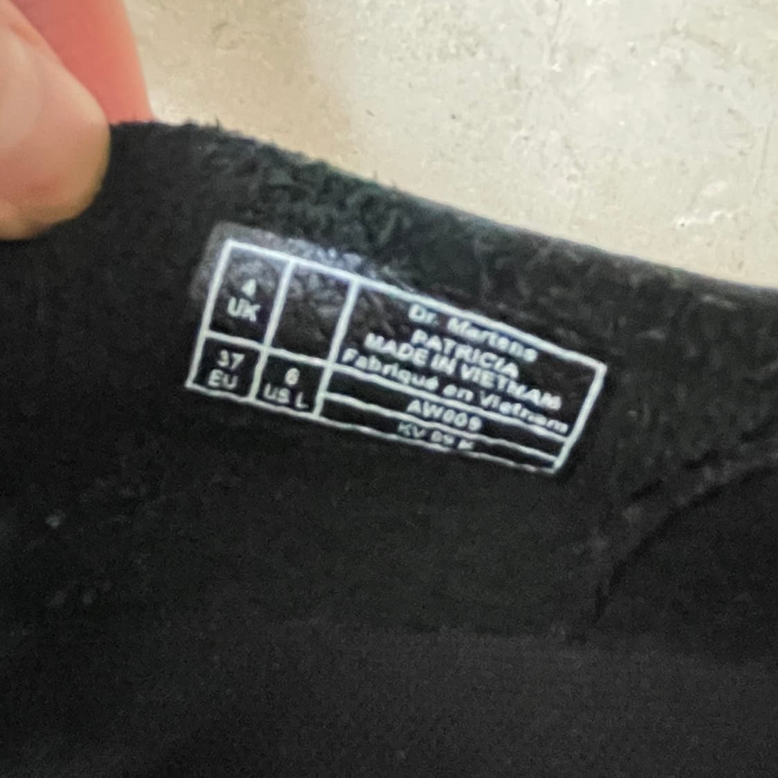 (230)닥터마틴 패트리샤 블랙 uk4 상품이미지8