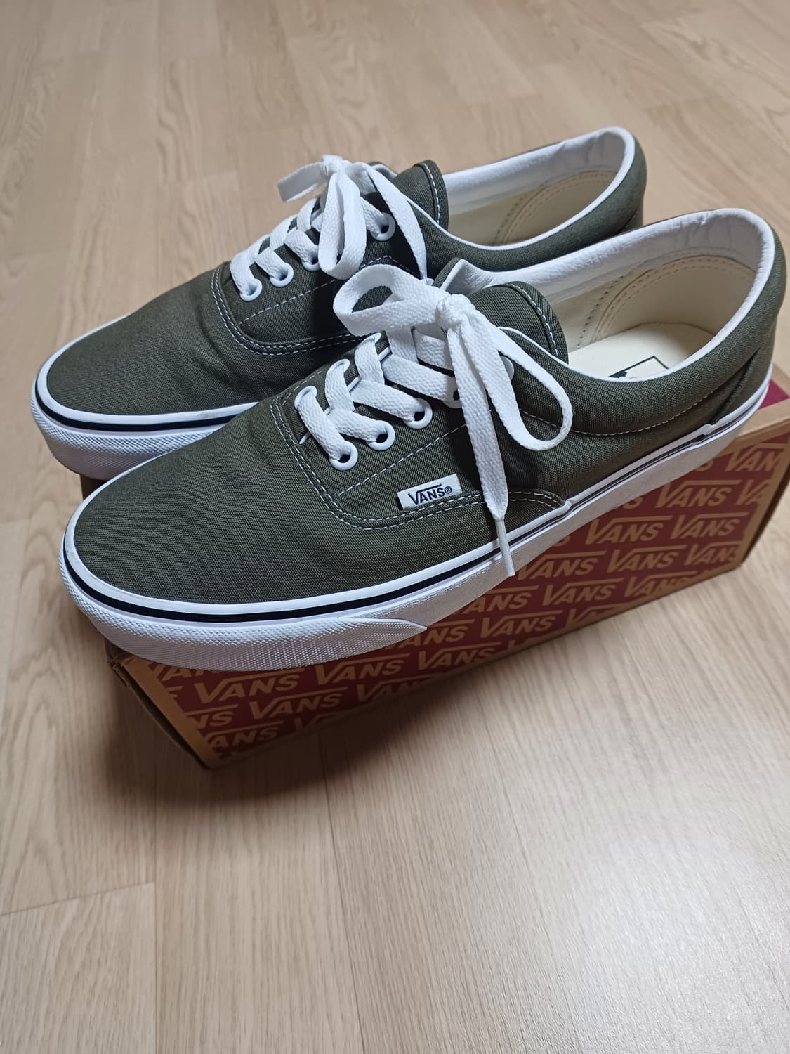 270 반스 에라 올리브 카키 캔버스 스니커즈 어센틱 Vans 신발 상품이미지4