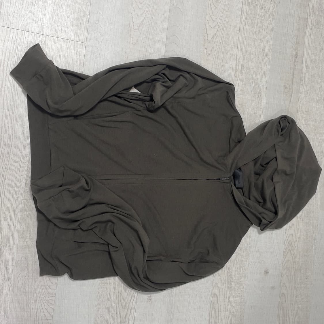 1) 머듈 라운지 후드집업 올리브 상품이미지1