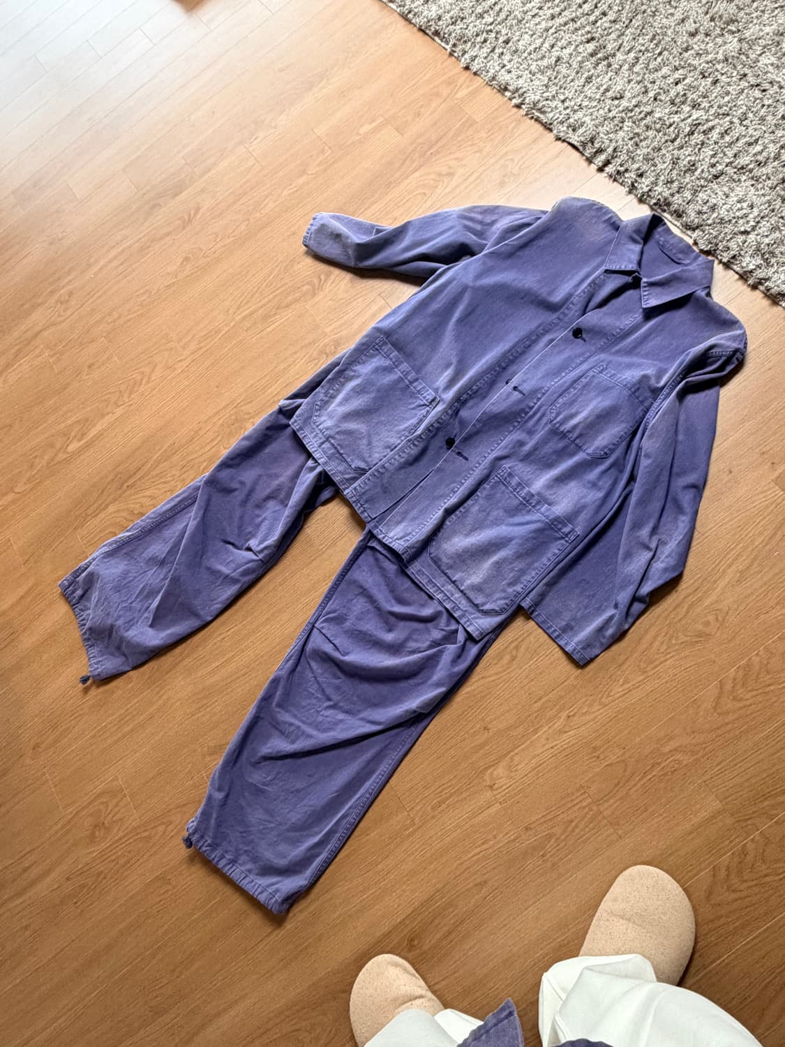 [2] comoli코튼드릴 셋업 상품이미지1