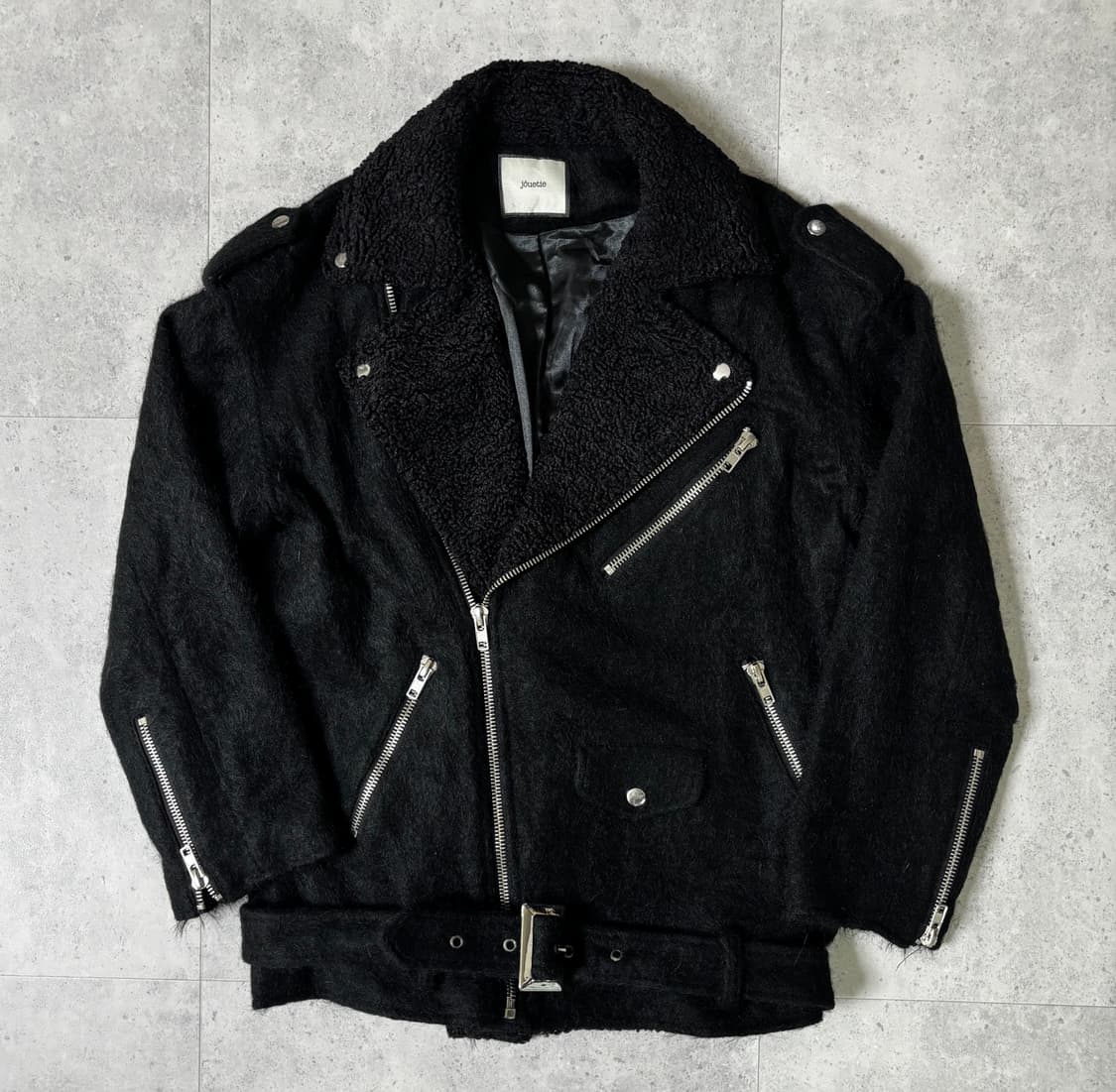 쥬에티 무스탕 스타일 울 혼방 자켓 상품이미지1