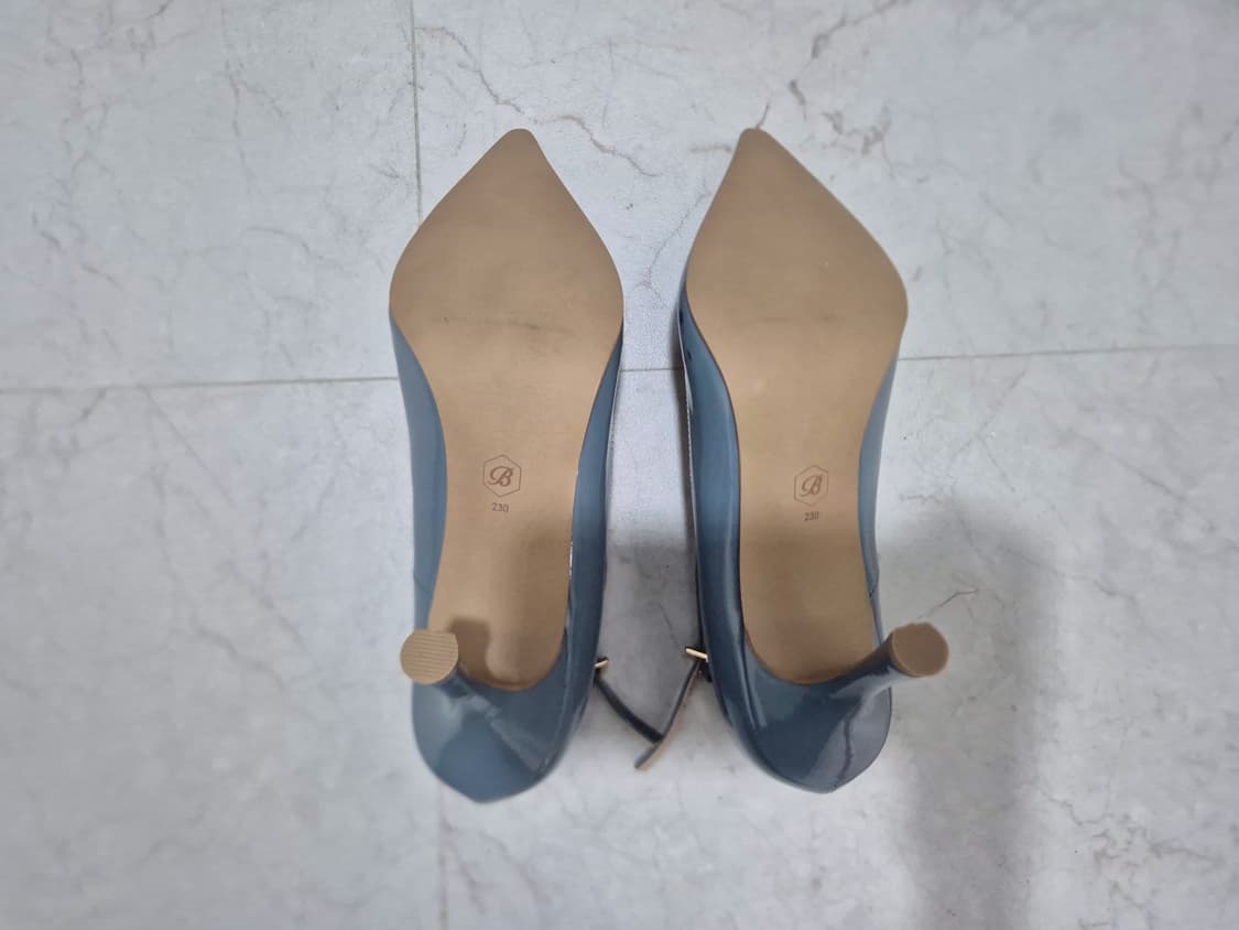 새상품 블랑쇼 레이디 스트랩 힐 Lady strap heel 스카이 블루 상품이미지5