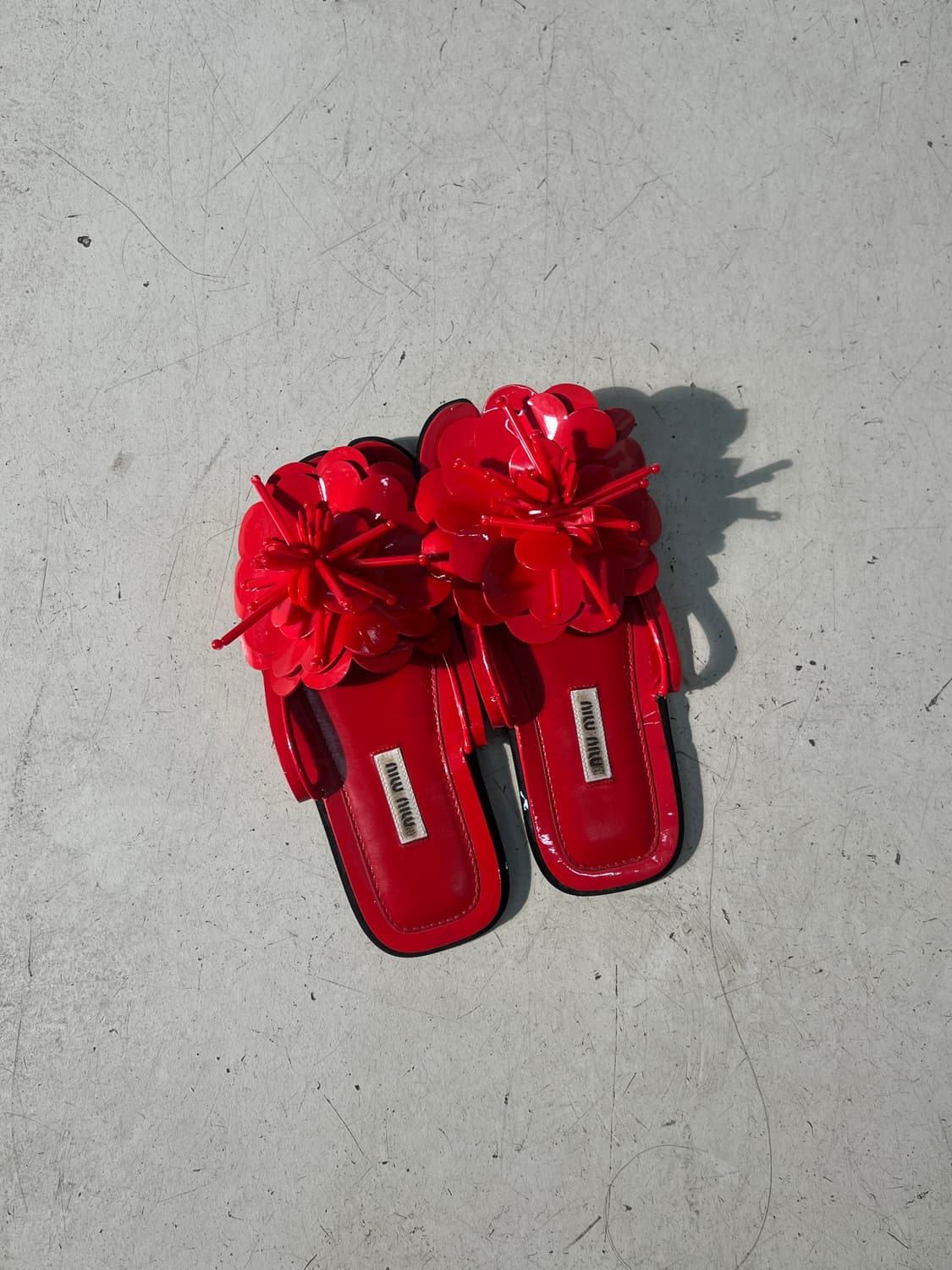 미우미우 플라워 타비 샌들 상품이미지2