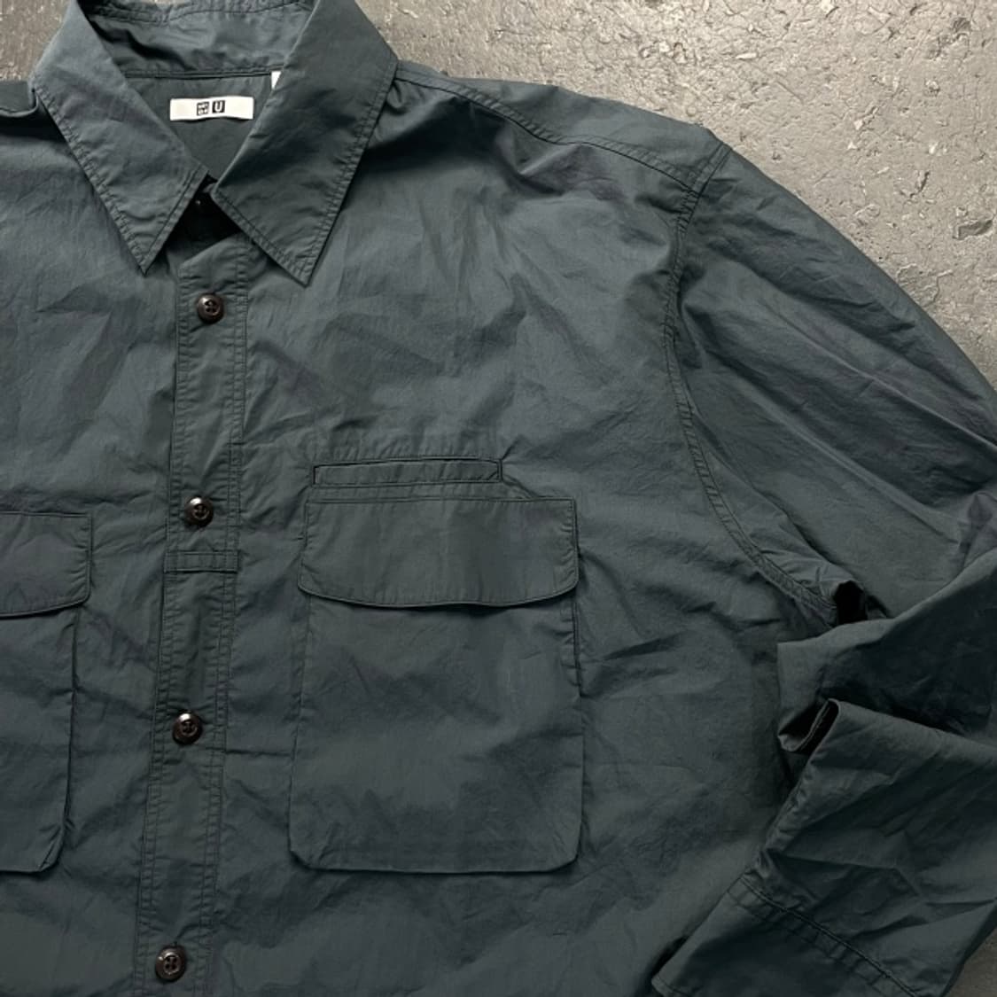 105 유니클로 U 오버사이즈 나일론 셔츠 상품이미지2