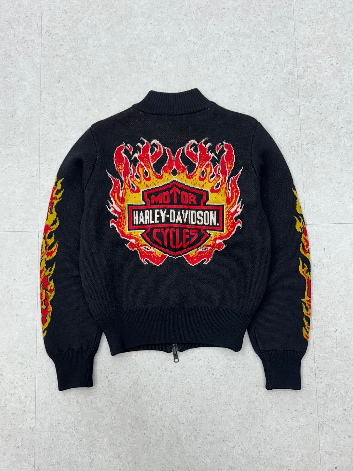 할리데이비슨 니트 집업 상품이미지1
