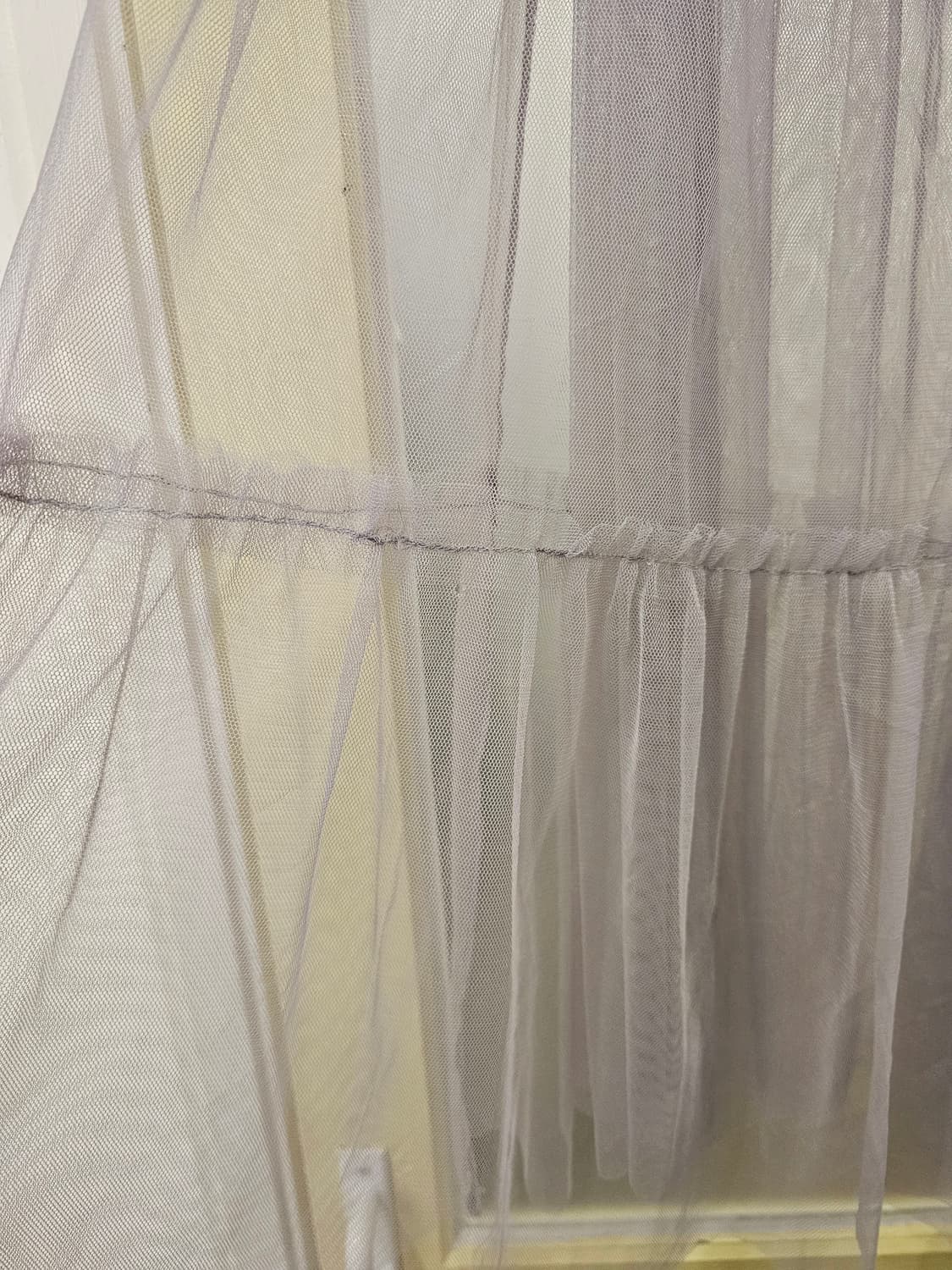 라이트그레이 캉캉 시스루 튤 스커트 상품이미지6