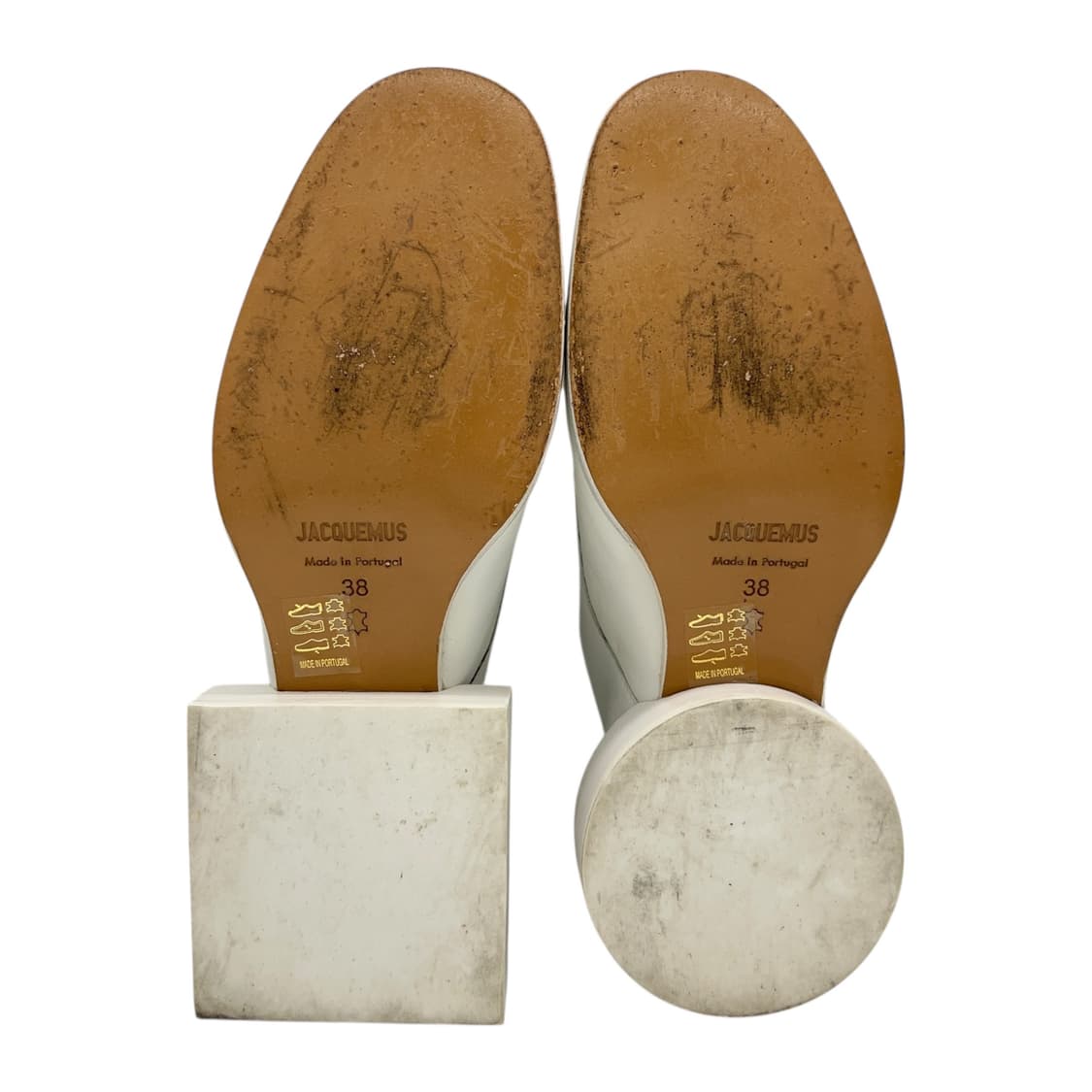 250 W 자크뮈스 클라운 옥스포드 레이스 슈즈 화이트 (EU38) 상품이미지6