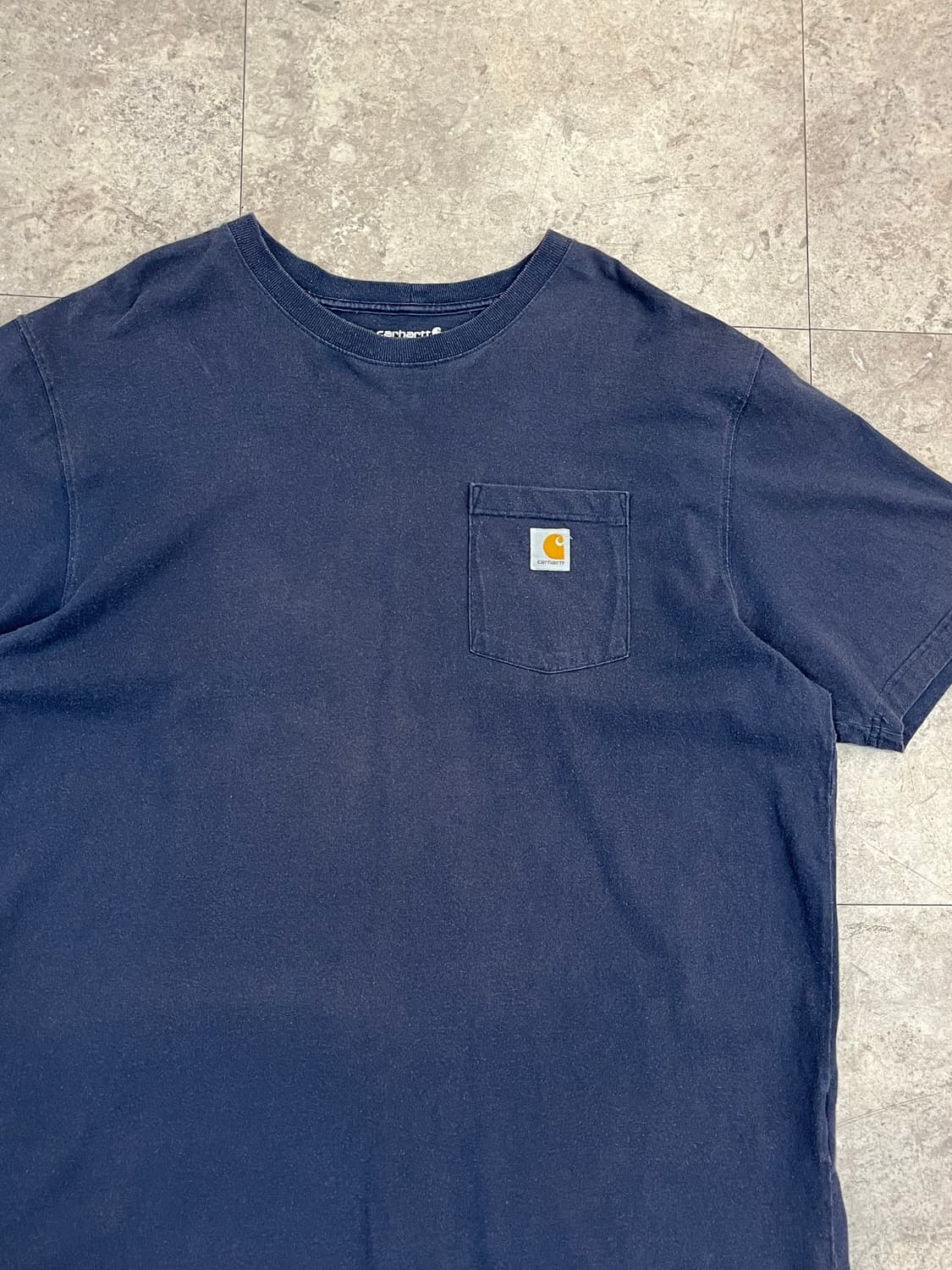 칼하트 루즈핏 포켓 반팔티 네이비 XL #csz3646 상품이미지5