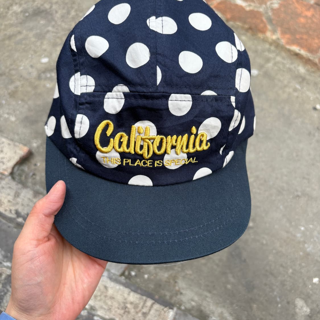 Vintage 빈티지 도트 땡땡이 볼캡 모자 상품이미지2