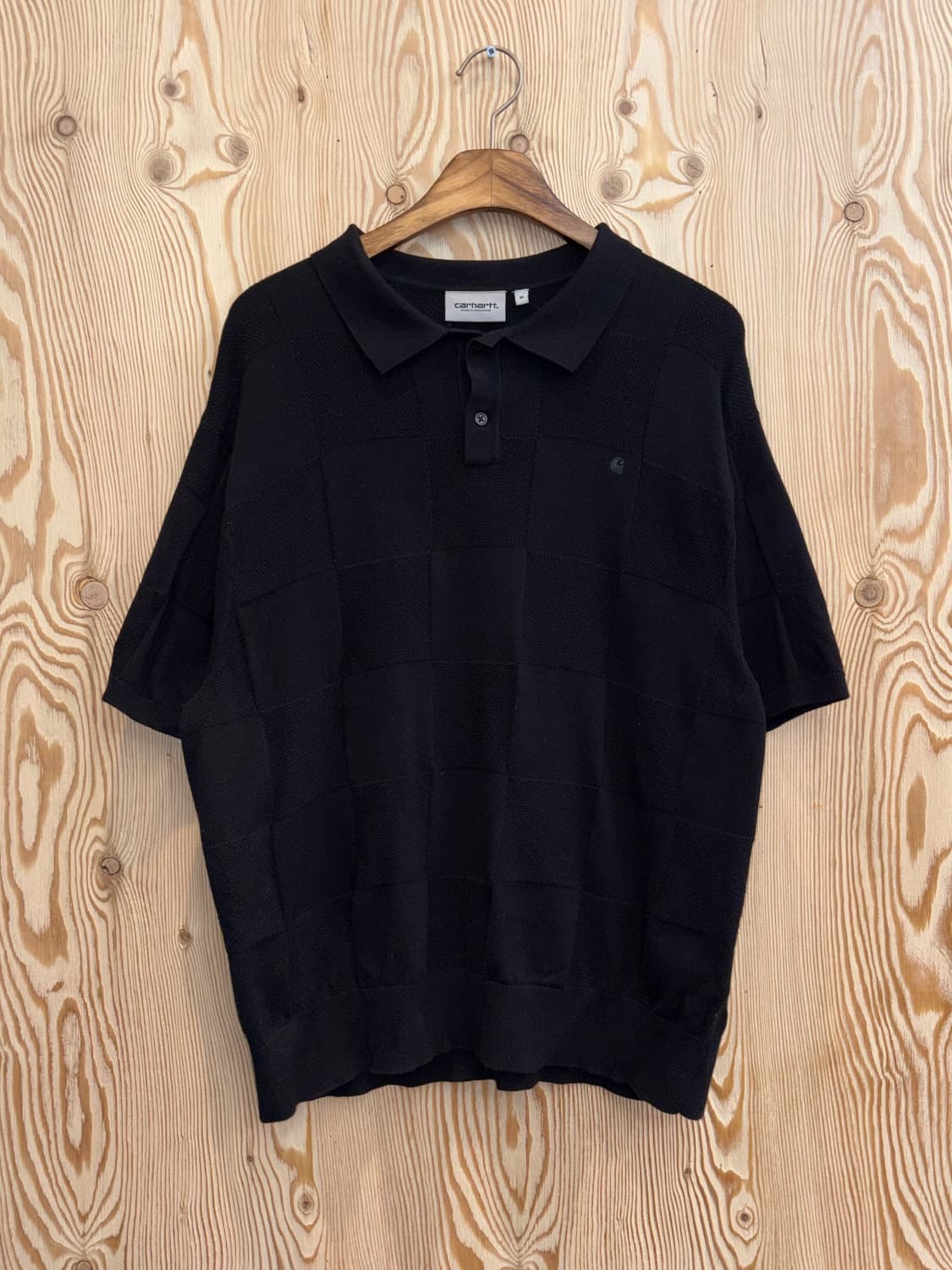 칼하트 wip 체커 폴로 반팔 상품이미지1