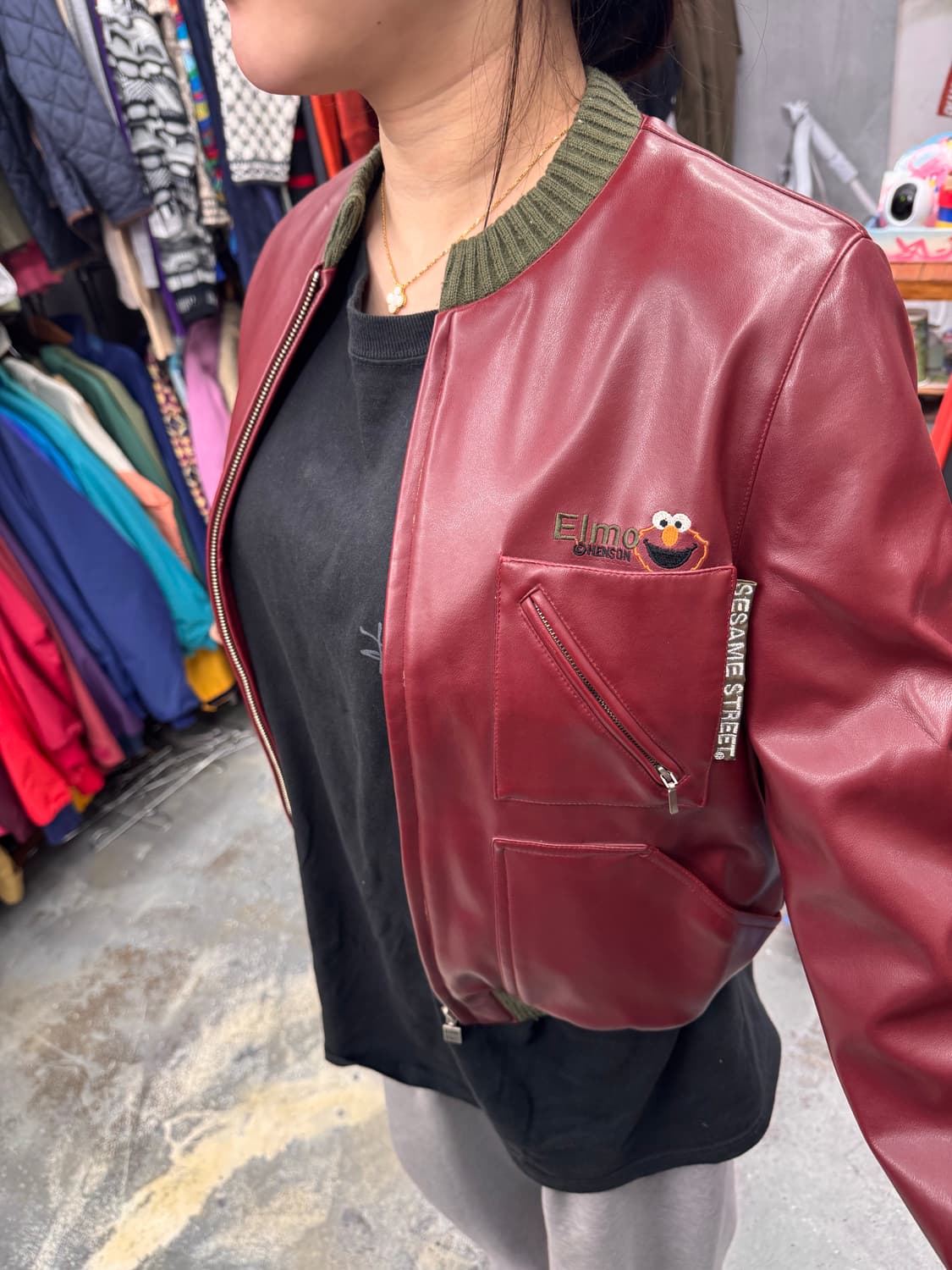 세서미스트릿 여성 가죽자켓 55까지추천  상품이미지2