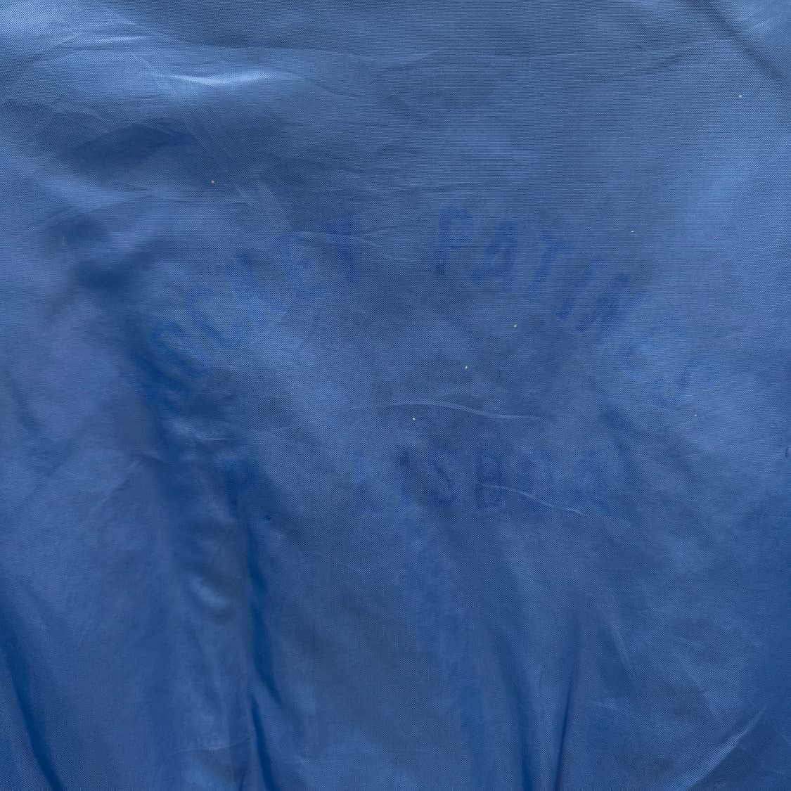 90s 엄브로 롱파카 나일론 트랙 자켓 전면 로고 포인트 블루 상품이미지8