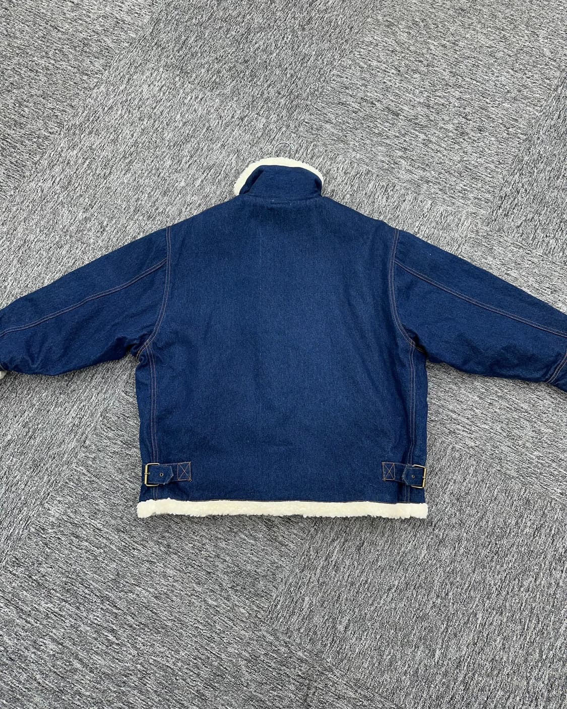 (L오버핏)B-3 TYPE 데님양털자켓-M1283 상품이미지9