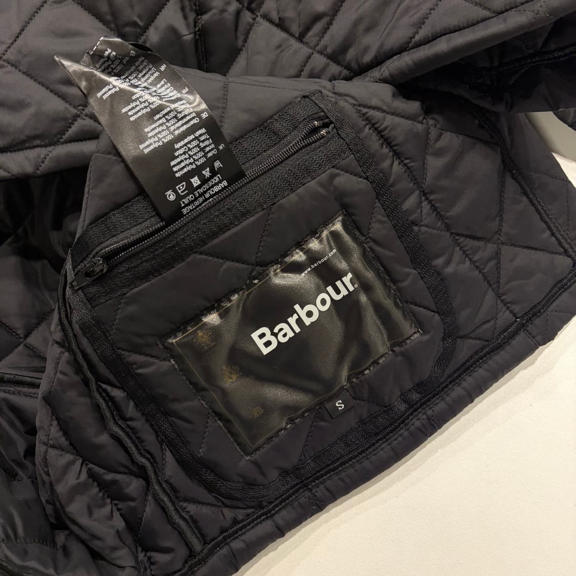 [S] 바버 헤리티지 리데스데일 블랙 퀼팅 자켓 B390 상품이미지7