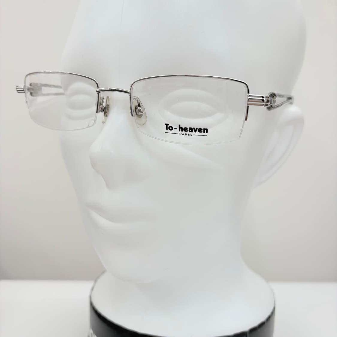 TO-HEAVEN 실버 반무테 빈티지안경 상품이미지5