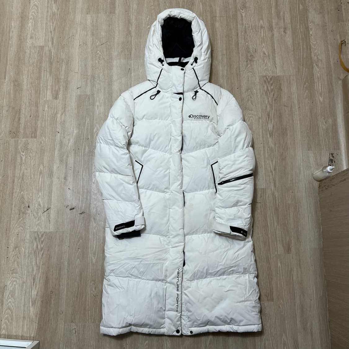 디스커버리 여성 덕다운 후드 롱패딩 S/90  상품이미지1