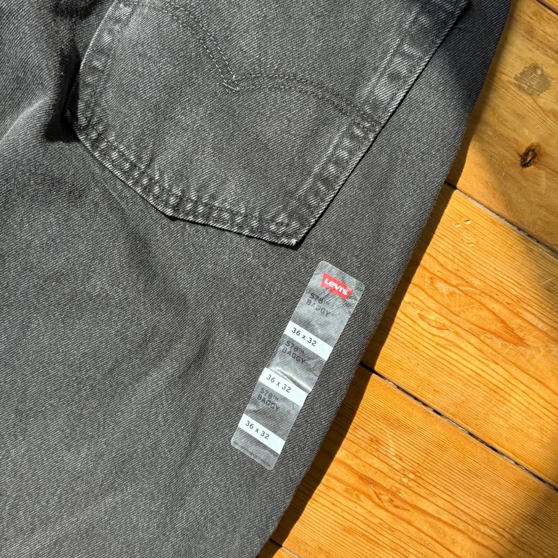 리바이스 578 배기핏 블랙진 새제품 상품이미지4