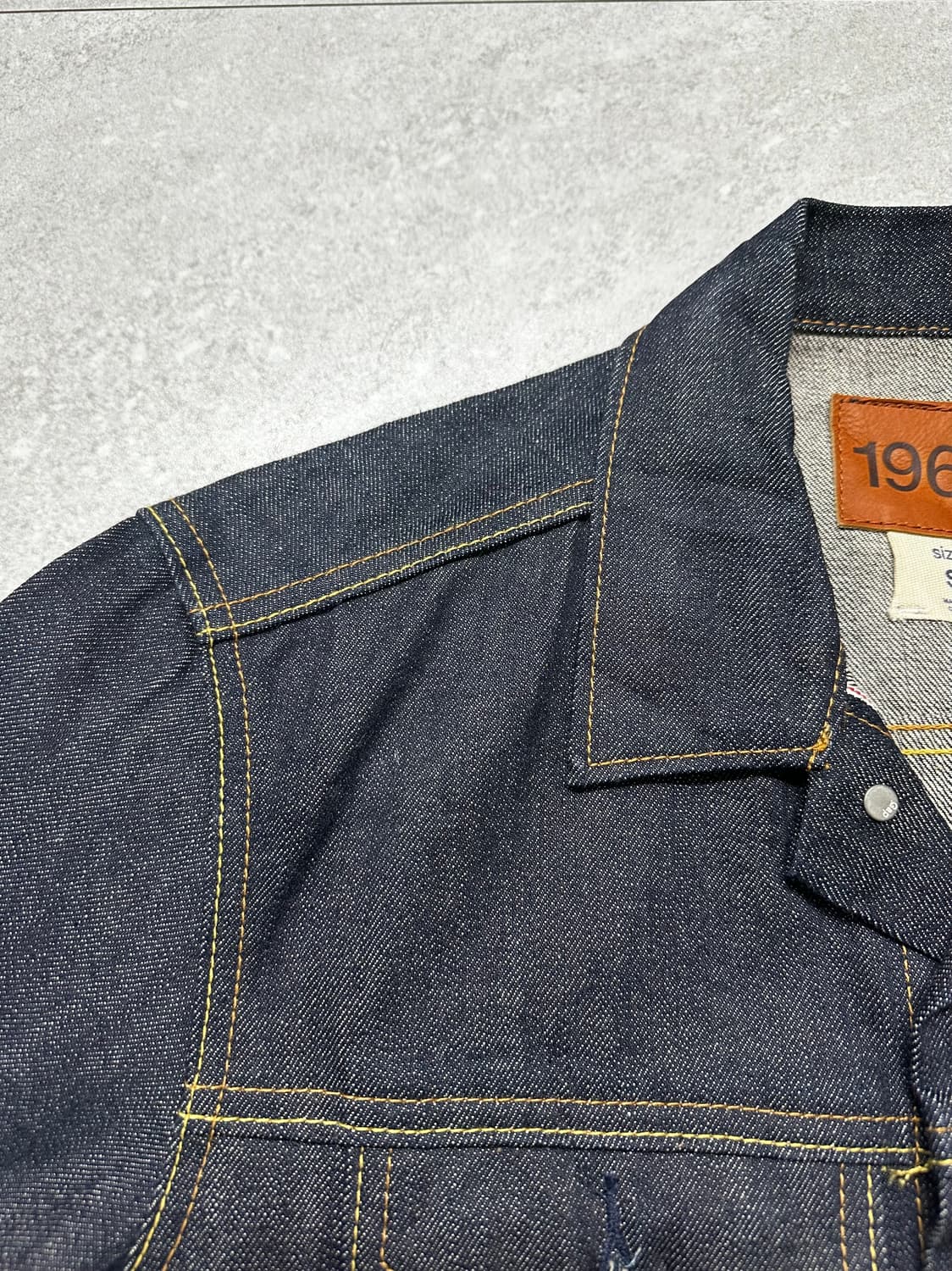 Gap 1969 50주년 기념 셀비지 트러커 자켓 웨스턴 데님셋업 상품이미지4