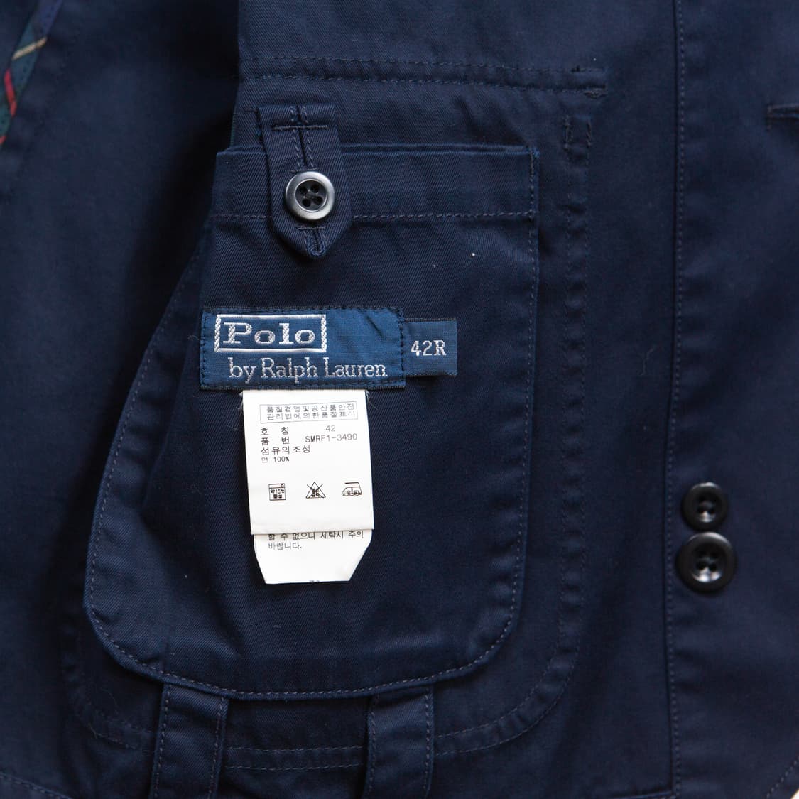 폴로 랄프로렌 코튼 치노 블레이저 네이비 상품이미지6