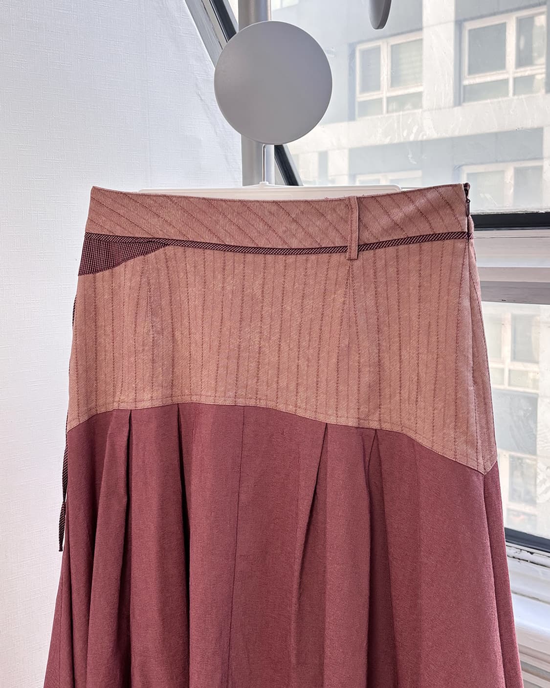 kame indie pink vintage 언발란스 롱 플레어 스커트 상품이미지7