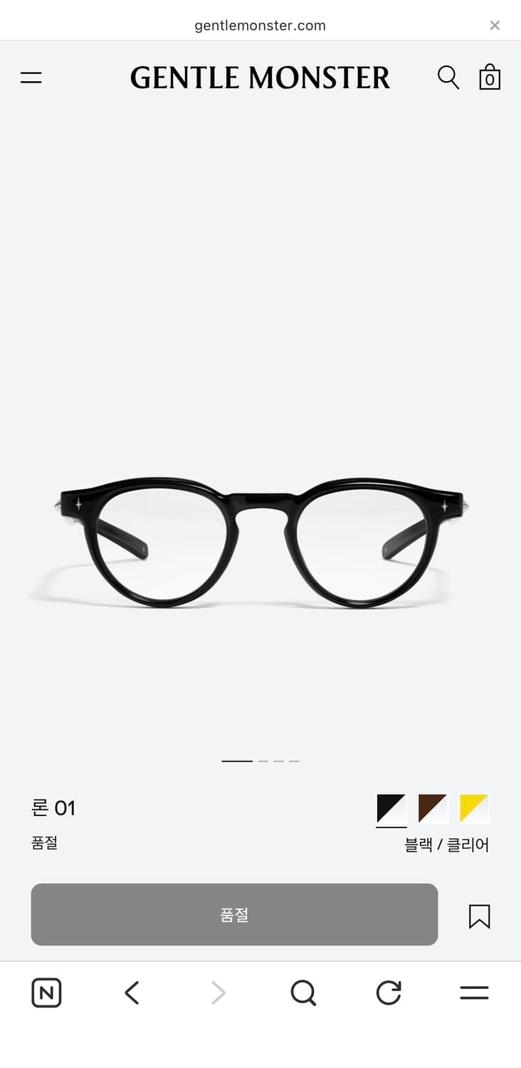 젠틀몬스터 론 Rin 상품이미지1