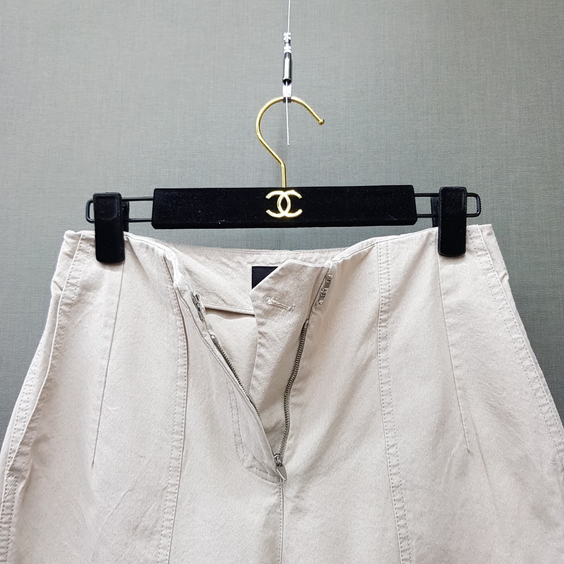 한섬 랑방 코튼 테이퍼드 팬츠 61-90사이즈 상품이미지2