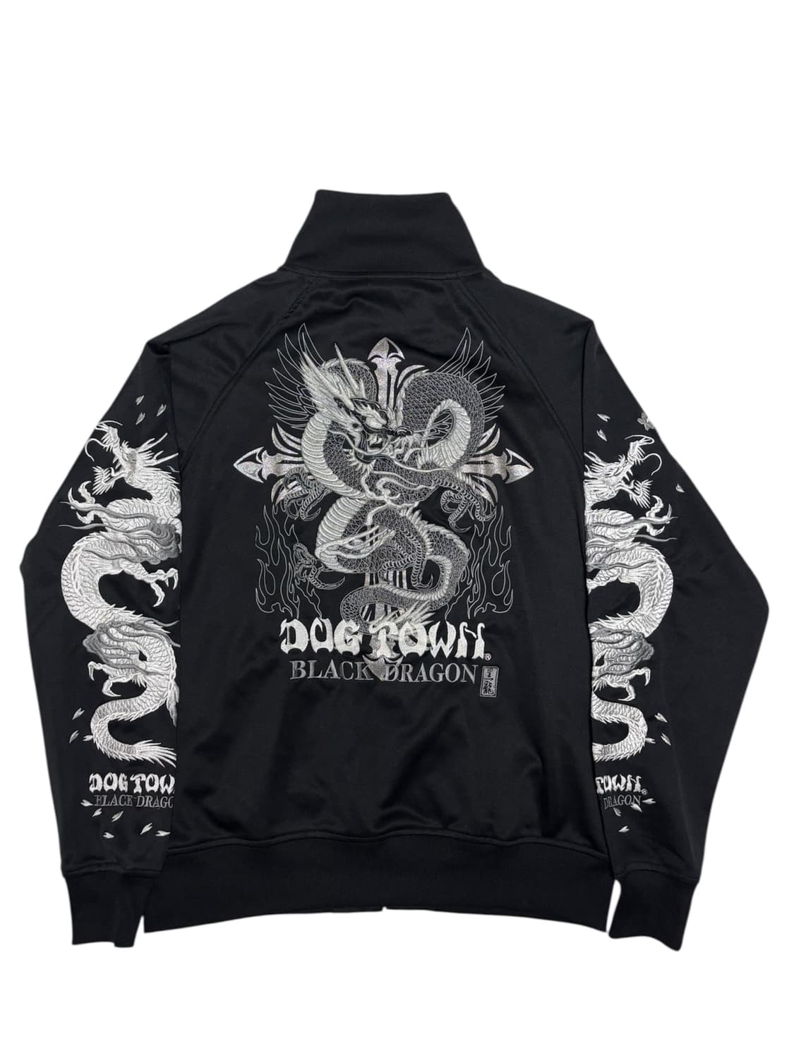 Dogtown 도그타운 블랙 드래곤 자수 트랙탑 XL 상품이미지2
