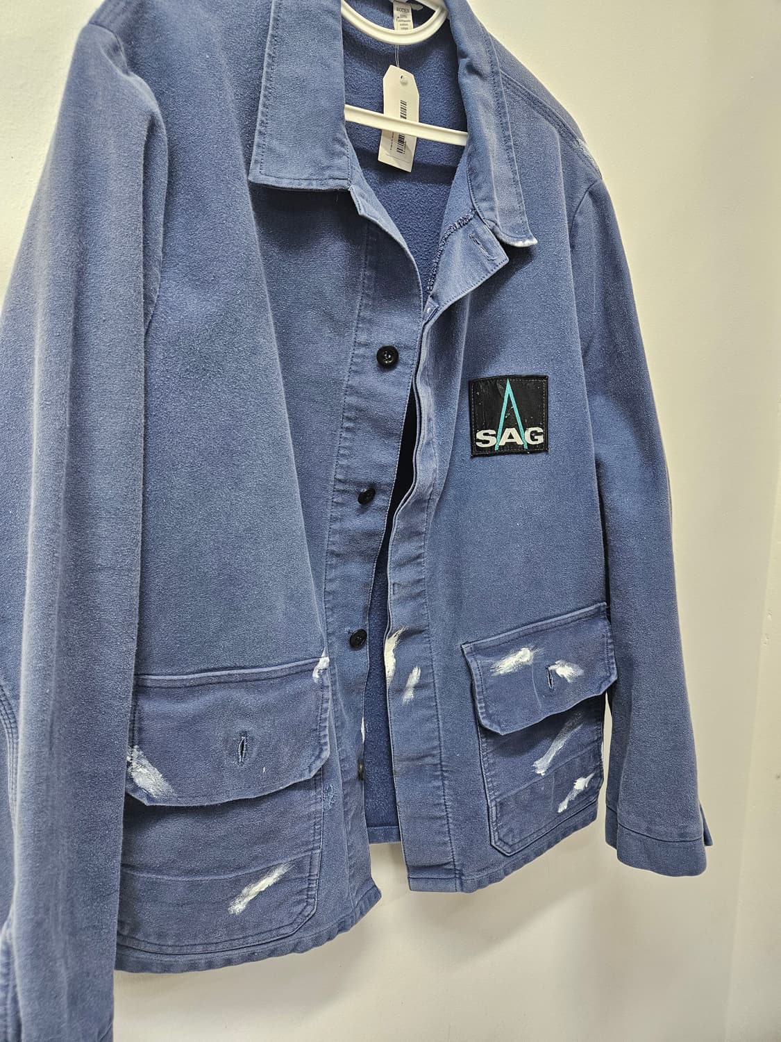 빈티지 프렌치 페인트 워크자켓 오리지널 상품이미지3