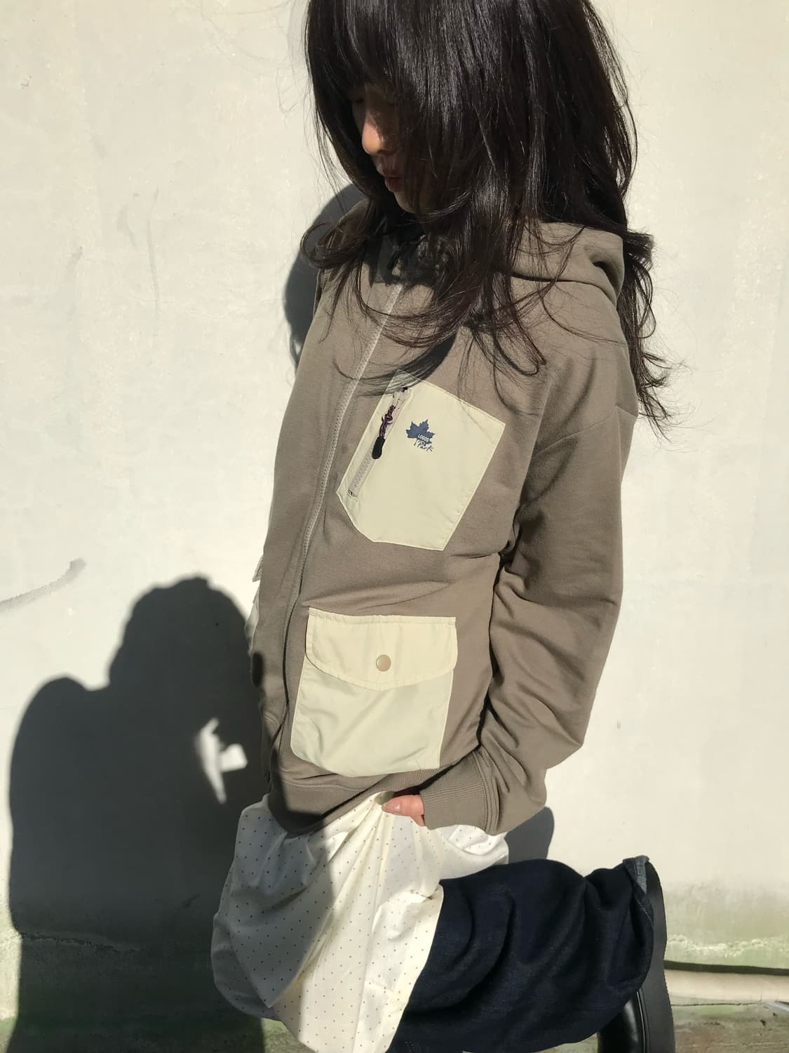 Logos Park 포켓 후드 집업 상품이미지4