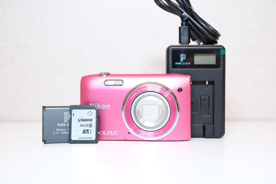 니콘 쿨픽스 S3500 빈티지 디카 핑크 상품이미지9