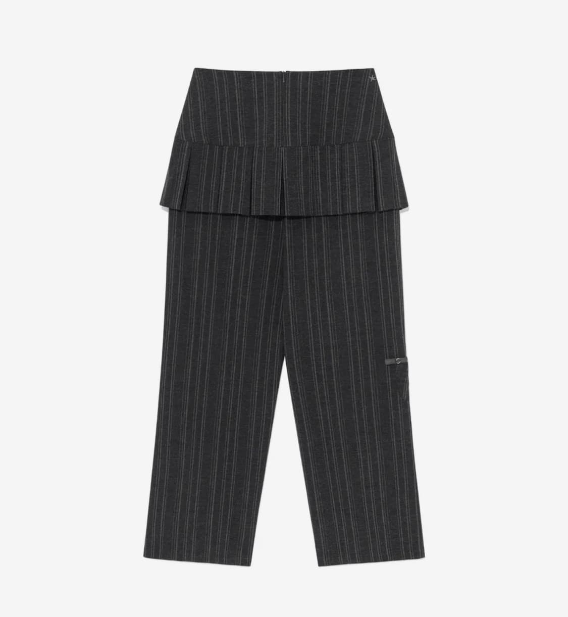 더콜디스트모먼트 스커트 레이어드 버튼 팬츠 L 상품이미지3