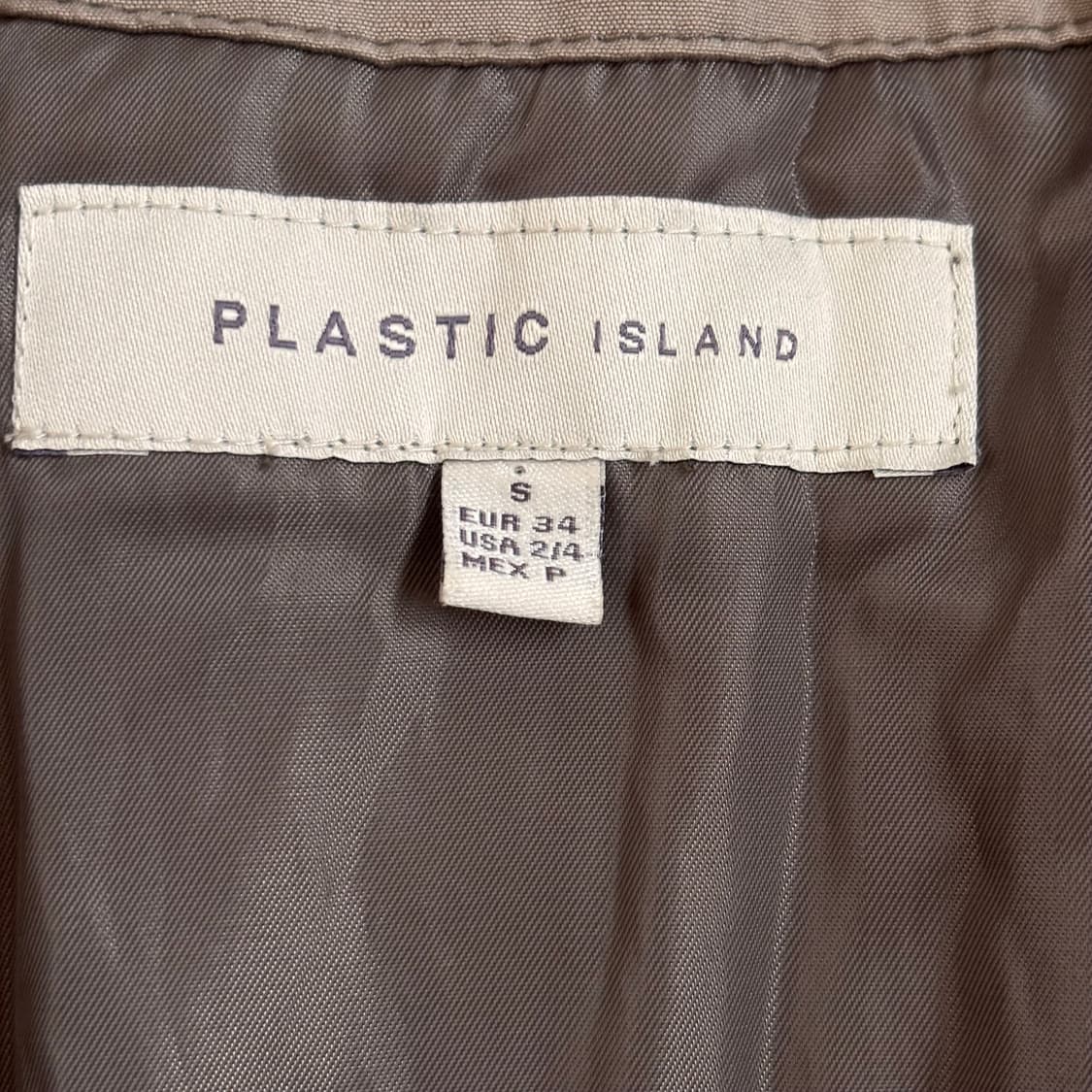 플라스틱 아일랜드 S 캐주얼 코트 소프트 트렌치  상품이미지6