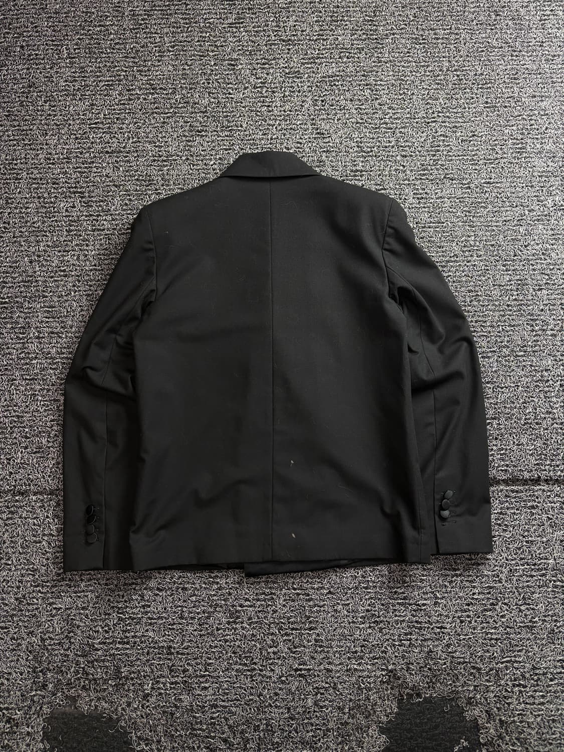 90s YSL 입생로랑 피크드 카라 락시크 크롭 블레이져 3919 상품이미지4