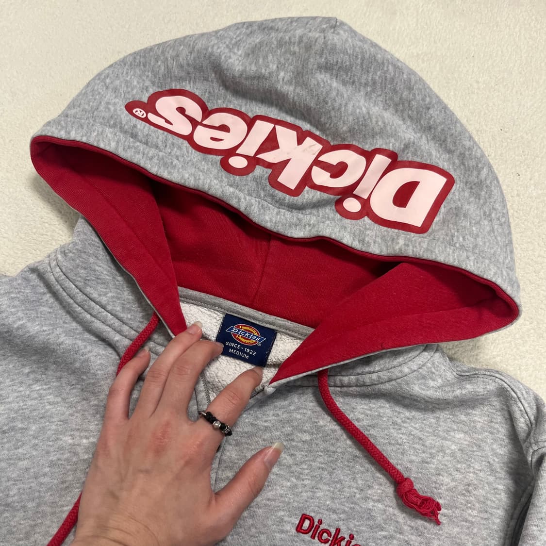 Dickies gray hood zip-up 상품이미지7