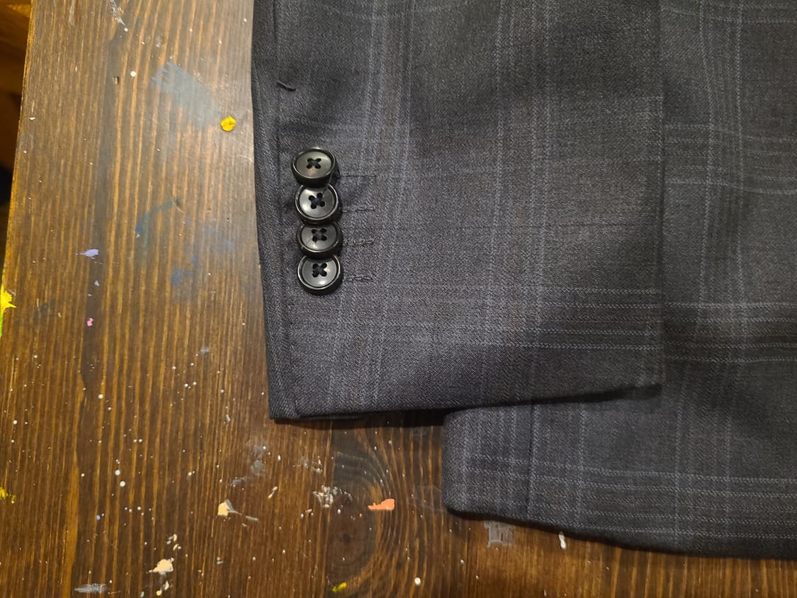 타임옴므 제냐 원단 더블브레스티드자켓 상품이미지6