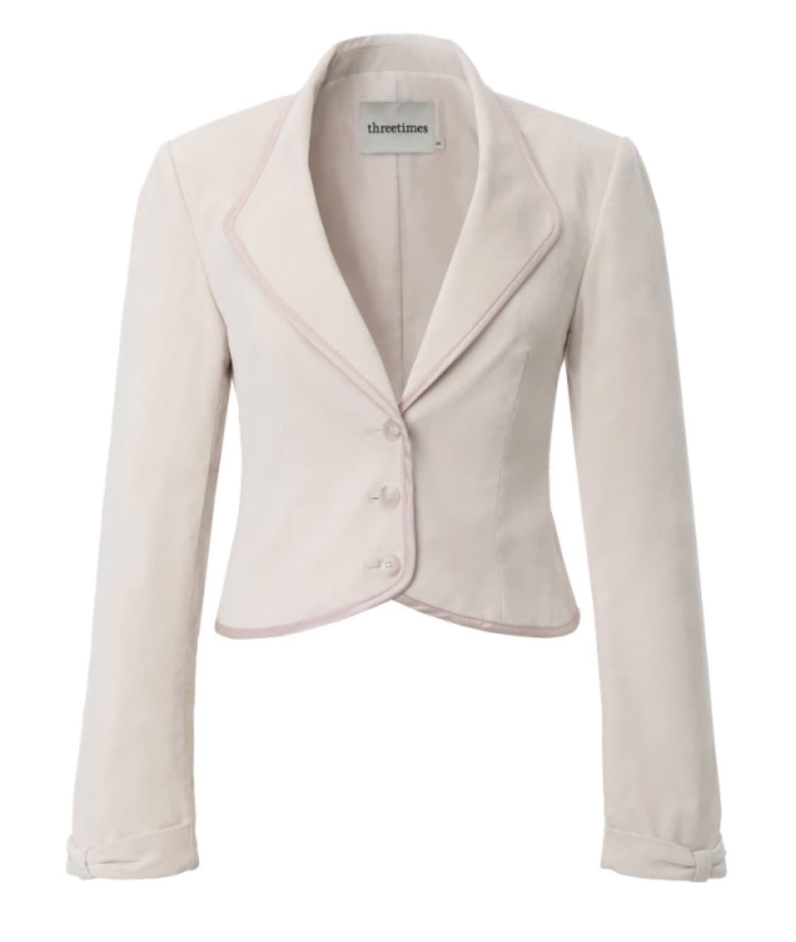 쓰리타임즈 클래식 보우 자켓 threetimes classic bow 상품이미지1