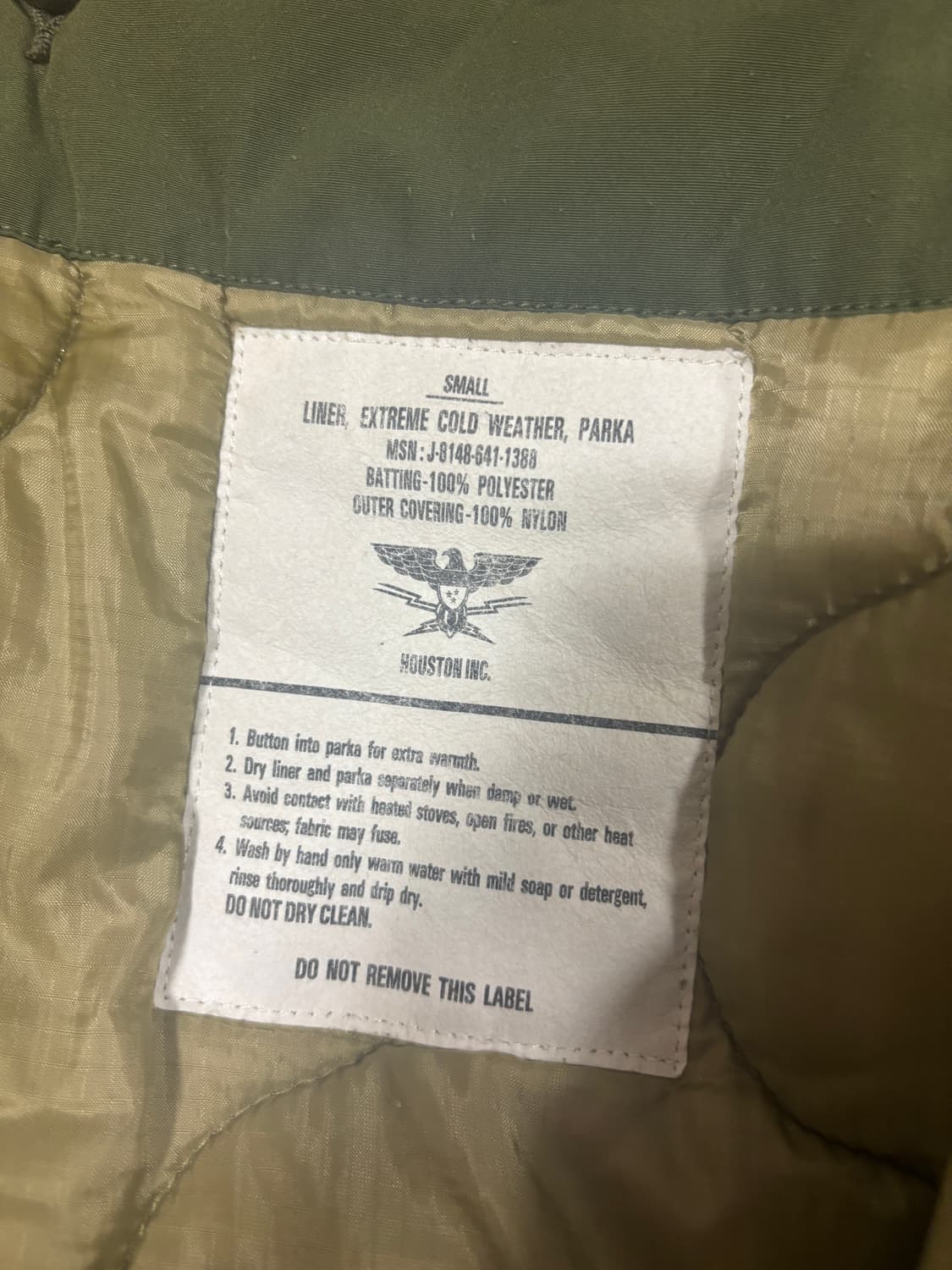 휴스턴 m65 피쉬테일 파카 S 상품이미지3