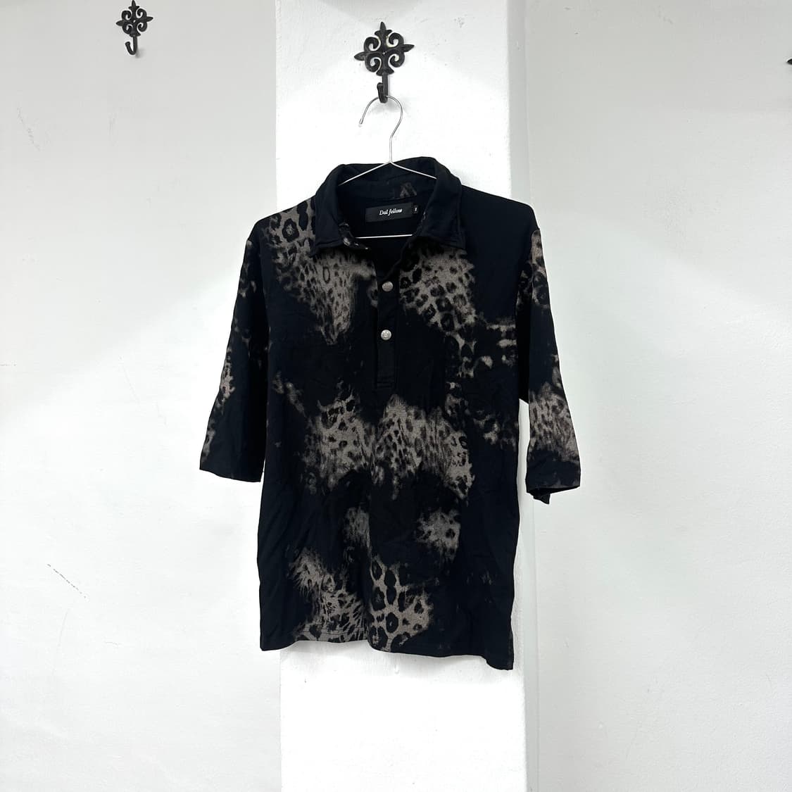Leopard pattern collar short 상품이미지4