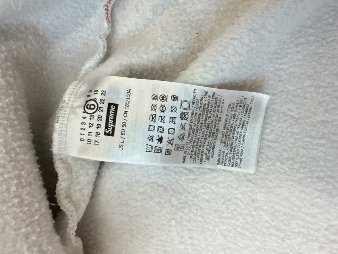 슈프림 마르지엘라 후드집업 L사이즈 판매 상품이미지5