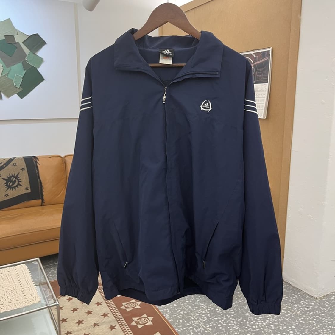 아디다스 올드스쿨 레트로 빈티지 바람막이 자켓 XXXL C10302 상품이미지3